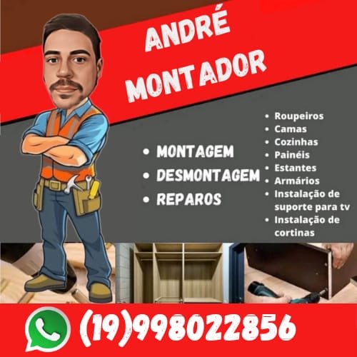 André montador de móveis em Rio Claro SP