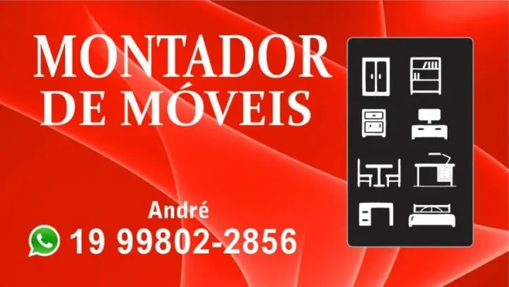 Montador de móveis em Limeira SP