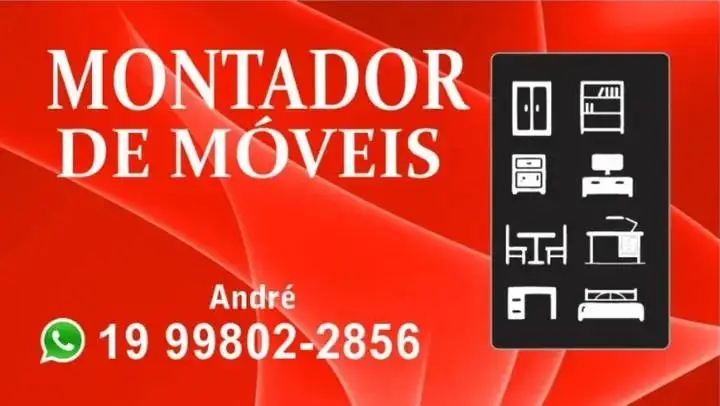 Montador de móveis em Iracemápolis SP