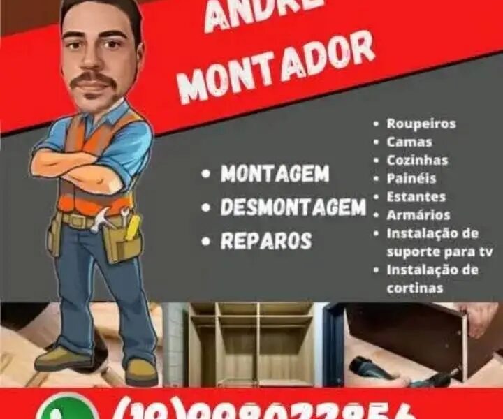 Montador de móveis em Brotas SP