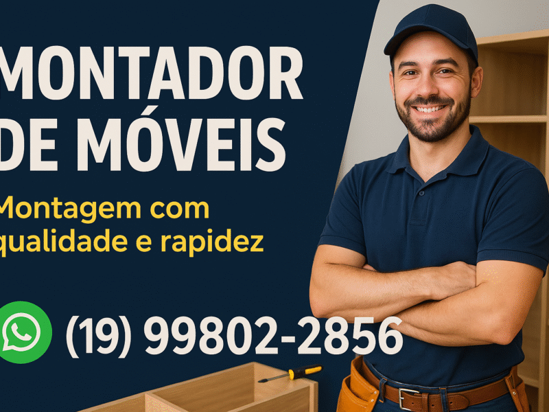 Montador de móveis em Iracemápolis SP